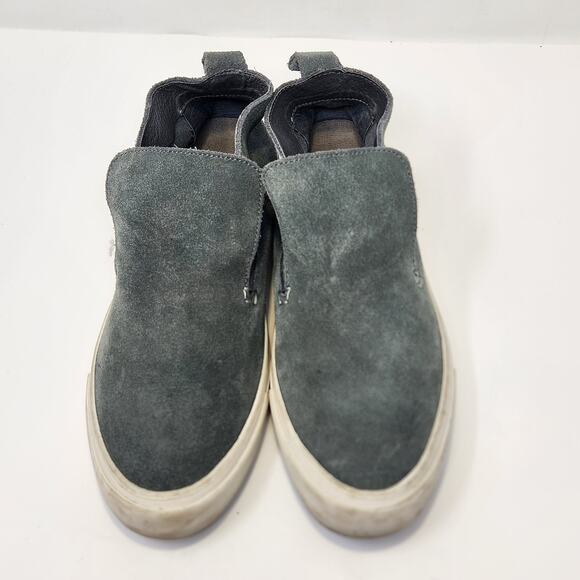 SeaVees Women Huntington Middie Suede Slip On Ankle Sneaker Size 9 Blue Gray - Picture 3 of 9